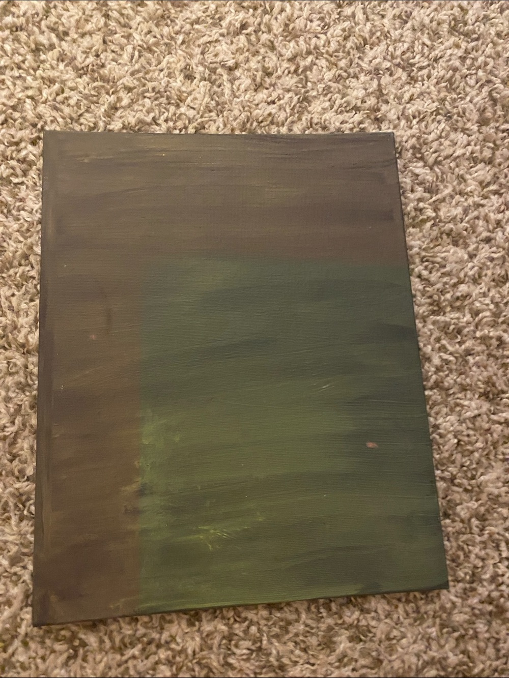 Green Abstract Canvas Wall Art by